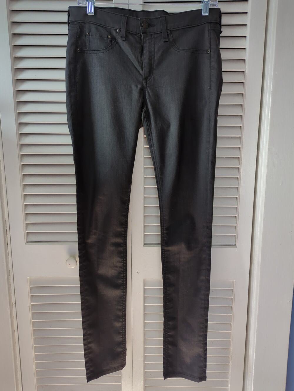 rag & bone black legging jeans - sz 29